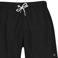 GANT Herren Badeshorts - Swim Shorts, Badehose, Mesheinsatz, einfarbig Schwarz L