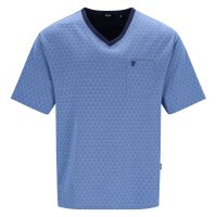 hajo Men Pyjamas, Short - Klima-Light, Pyjamas, Shorty, Cotton Blend Blue L (Large)