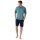 hajo Herren Schlafanzug, kurz - Klima-Light, Pyjama, Shorty, Baumwoll-Mix Hellblau M