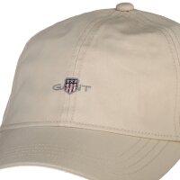 GANT Mens Cap - Shield Cotton Twill Cap, peaked cap, crest logo, cotton Beige One Size