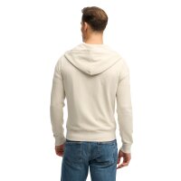 Superdry Herren Sweatjacke mit Kapuze - Classic Essential Ziphood, Baumwolle, uni Beige L