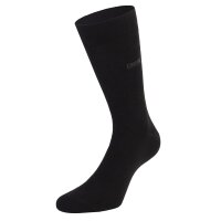 CINQUE Herren Socken, 10er Pack - Business-Socken, Baumwollmischung, Logo, einfarbig Schwarz 39-42