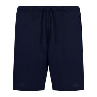 hajo Men Pyjamas, Short - Climate Comfort, Pyjamas, Round Neck, Shorty, Cotton Blend Blue/Grey M (Medium)