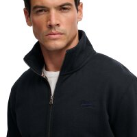 Superdry Herren Sweatjacke - Essential Logo Track Top, Stehkragen, Logo Dunkelblau M