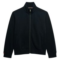Superdry Mens Sweat Jacket - Essential Logo Track Top, stand-up collar, logo Dark blue M (Medium)