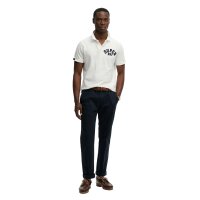 Superdry Men Polo Shirt - Vintage Athletic Polo, Logo, Cotton, Plain White M (Medium)