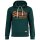Superdry Herren Hoodie - Vl Classic Hood, Logo, Baumwoll-Mix, einfarbig Grün M