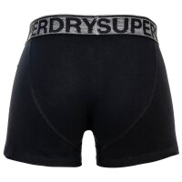 Superdry Men Boxer Shorts, 3-Pack - Trunk Triple Pack, Logo Waistband, Cotton Stretch Black/Grey M (Medium)