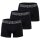 Superdry Men Boxer Shorts, 3-Pack - Trunk Triple Pack, Logo Waistband, Cotton Stretch Black/Grey M (Medium)