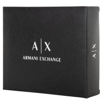 A|X ARMANI EXCHANGE Mens Wallet - Plain Leather Bifold, Wallet, Genuine Leather, 10x12x2cm (HxWxD) Black One Size