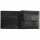 A|X ARMANI EXCHANGE Herren Geldbörse - Plain Leather Bifold, Geldbeutel, Echtleder, 10x12x2cm (HxBxT) Schwarz One Size