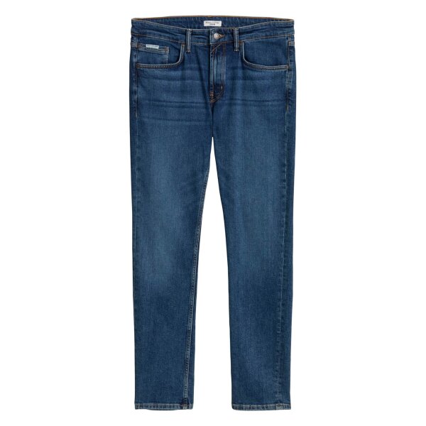 Marc OPolo Denim Herren Jeans - Vidar Slim, Slim Fit, Bio-Baumwoll-Mix, Stretch, Länge 32 Dunkelblau 29W/32L