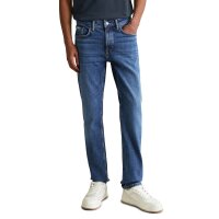 Marc OPolo Denim Men’s Jeans – Vidar Slim, Slim Fit, Organic Cotton Blend, Stretch, Length 32 Dark blue 29W/32L