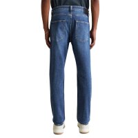Marc OPolo Denim Men’s Jeans – Vidar Slim, Slim Fit, Organic Cotton Blend, Stretch, Length 32 Dark blue 29W/32L