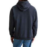 Marc OPolo Denim Herren Hoodie - Relaxed Fit, Kapuze, Logo, Baumwolle Dunkelblau S