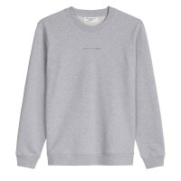Marc OPolo Denim Mens Sweatshirt - Regular Fit, Melange, Cotton, Logo Light Grey S (Small)