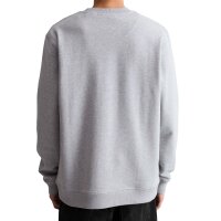 Marc OPolo Denim Mens Sweatshirt - Regular Fit, Melange, Cotton, Logo Light Grey S (Small)