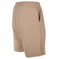 EMPORIO ARMANI Mens Bermuda shorts - LINEN BLEND, Bermuda, linen-viscose blend Taupe M (Medium)