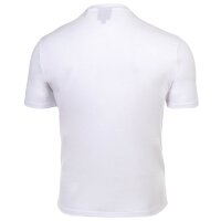 A|X ARMANI EXCHANGE Mens T-shirt - Round neck, short sleeves, logo print, cotton White S (Small)