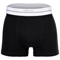ellesse Men Boxer Shorts, 6-Pack - AMBRIA, Trunks, Logo Waistband, Solid Colour Black S (Small)