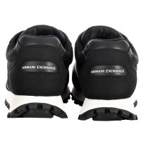 A|X ARMANI EXCHANGE Herren Sneaker - Drop Microsuede, Nylon, Mesh, Retro, Logo Schwarz EUR 41