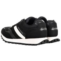 A|X ARMANI EXCHANGE Mens Trainers - Drop Microsuede, Nylon, Mesh, Retro, Logo Black EUR 41 (UK 8)