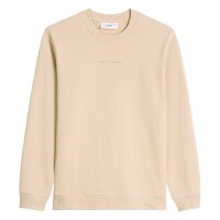 Marc OPolo Denim Herren Sweatshirt - Crew Neck, Regular Fit, Baumwolle, Logo Beige (Frosty Sand) S