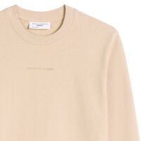 Marc OPolo Denim Mens Sweatshirt - Crew Neck, Regular Fit, Cotton, Logo Beige (Frosty Sand) S (Small)