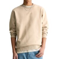 Marc OPolo Denim Mens Sweatshirt - Crew Neck, Regular Fit, Cotton, Logo Beige (Frosty Sand) S (Small)