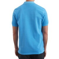 Marc OPolo Herren Poloshirt -  POLO SHORT SLEEVE, Regular Fit, Piqué, Baumwolle Blau (Azure Blue) M