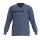 TOM TAILOR Herren Schlafanzug, lang - Pyjama, Bündchen, V-Ausschnitt, SIngle Jersey Blau M