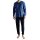 TOM TAILOR Herren Schlafanzug, lang - Pyjama, Bündchen, V-Ausschnitt, SIngle Jersey Blau M