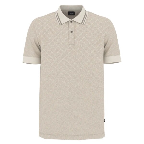 JOOP! Herren Poloshirt, Allover-Print - Jessino, Baumwolle Beige M