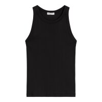 Marc OPolo Womens Tank Top - T-SHIRT SLEEVELESS, ribbed jersey, cotton Black S (Small)