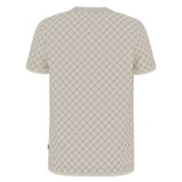 JOOP! Herren T-Shirt, Allover-Print - Victormanuel, Baumwolle-Lyocell Beige M