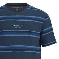 TOM TAILOR Men Pyjamas, Short - Shorty, Pyjamas, Round Neck, Cotton, Single Jersey Blue M (Medium)