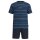 TOM TAILOR Men Pyjamas, Short - Shorty, Pyjamas, Round Neck, Cotton, Single Jersey Blue M (Medium)