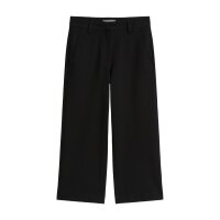 Marc OPolo Damen Hose - WOVEN PANTS, Culotte, Interlock-Jersey, Baumwoll-Mix Schwarz XS