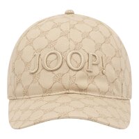 JOOP! Damen Cap, Allover-Print - Agatha, Baumwolle, One Size Beige One Size