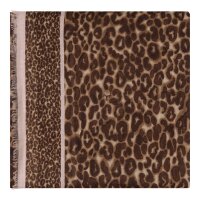 JOOP! Womens Scarf - Adalia2, Woven Scarf, Leopard Print Dark Brown One Size
