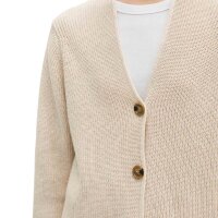 Marc OPolo Womens Cardigan - CARDIGANS LONGSLEEVE, V-Neck, Cotton Beige XS (X-Small)
