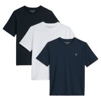 Marc OPolo mens T-shirt, pack of 3, round neck - triple...