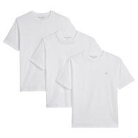 Marc OPolo mens T-shirt, pack of 3, round neck - triple pack, regular fit, cotton White 3XL (XXX-Large)