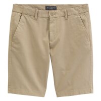 Marc OPolo Herren Shorts - RESO JOGGER, Regular Fit, Twill, Bio-Baumwoll Stretch Graubraun (Charleston Grey) 30W