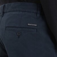 Marc OPolo Mens Shorts - RESO JOGGER, Regular Fit, Twill, Organic Cotton Stretch Dark blue 31W