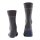 FALKE Men’s Trekking Socks – TK2 Explore Cool Men, Hiking Socks, Medium Cushioning Dark Grey 42-43 (UK 8-9)