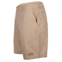 EMPORIO ARMANI Mens Bermuda Shorts - SATIN LABEL, Bermuda, cotton fabric Taupe M (Medium)