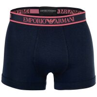 EMPORIO ARMANI Herren Trunks, 3er Pack - CORE LOGOBAND, Shorts, Stretch Cotton Blau M
