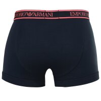 EMPORIO ARMANI mens trunks, 3-pack - CORE LOGOBAND, shorts, stretch cotton Blue M (Medium)