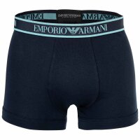 EMPORIO ARMANI mens trunks, 3-pack - CORE LOGOBAND, shorts, stretch cotton Blue M (Medium)